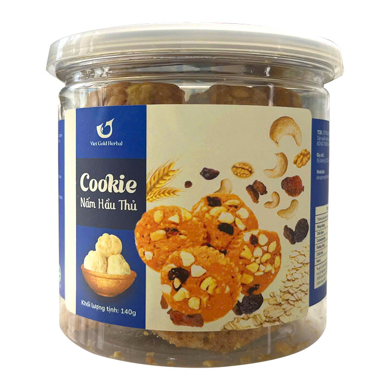 Bánh cookie nấm hầu thủ 140g