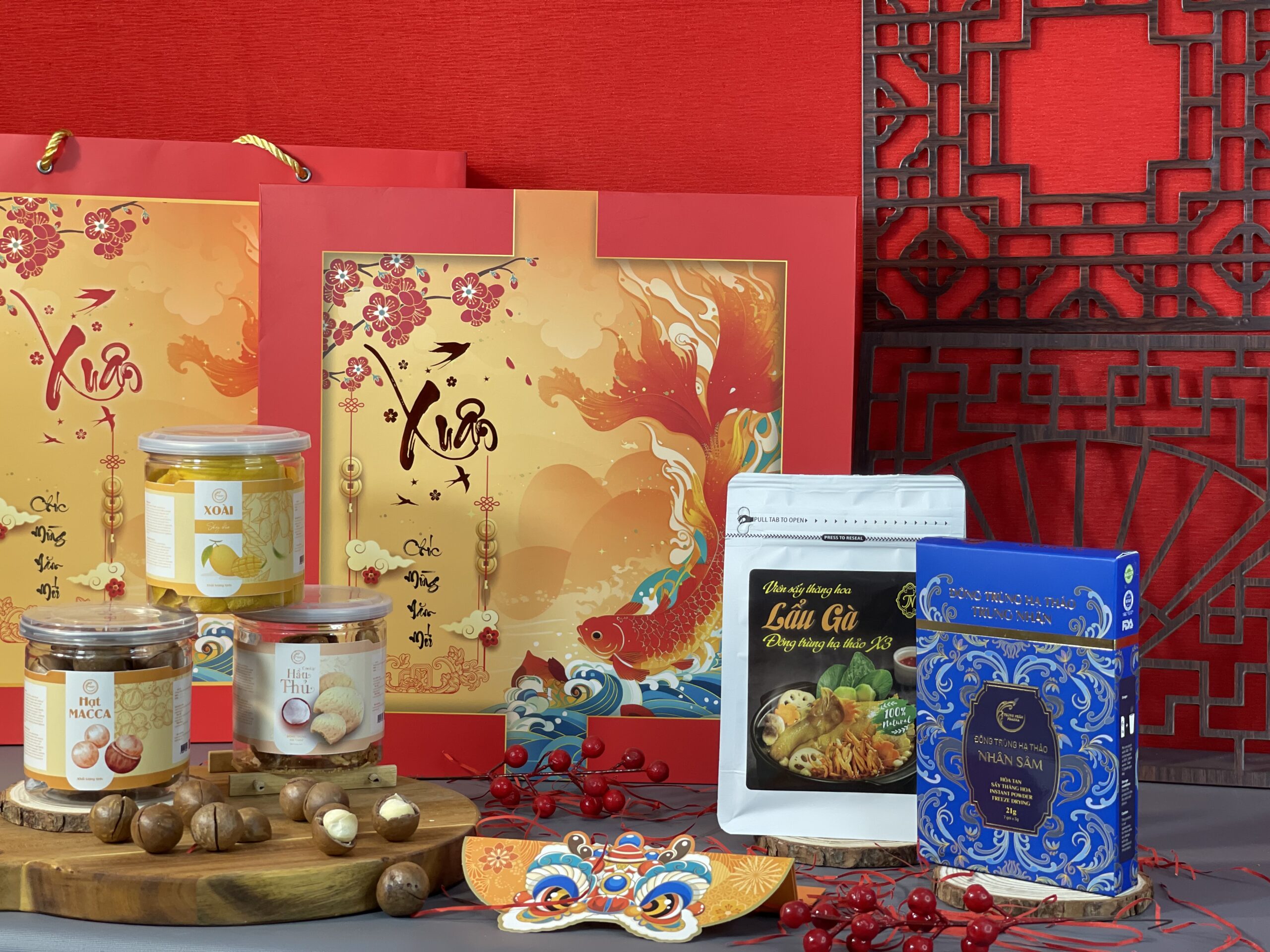 Set quà tết 2025 "Xuân Hoa Phát Tài"